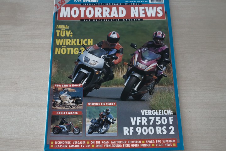 Deckblatt Motorrad News (09/1995)